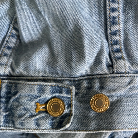 Michael Kors Light Wash Denim Jacket size Small - Picture 8 of 10